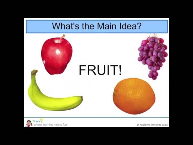 Intro to Main Idea and Key Details | Kindergarten Reading | eSpark Instructional Video