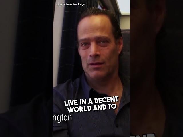 Do this to be a great war reporter l Tribe Author Sebastian Junger explains