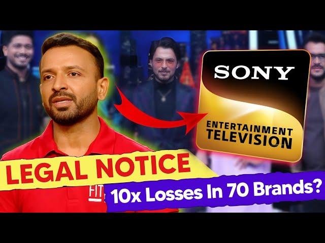 Shark Tank Pitcher LEGAL NOTICE to Sony TV! - 70 Brands Facing 10x Losses? | Explained