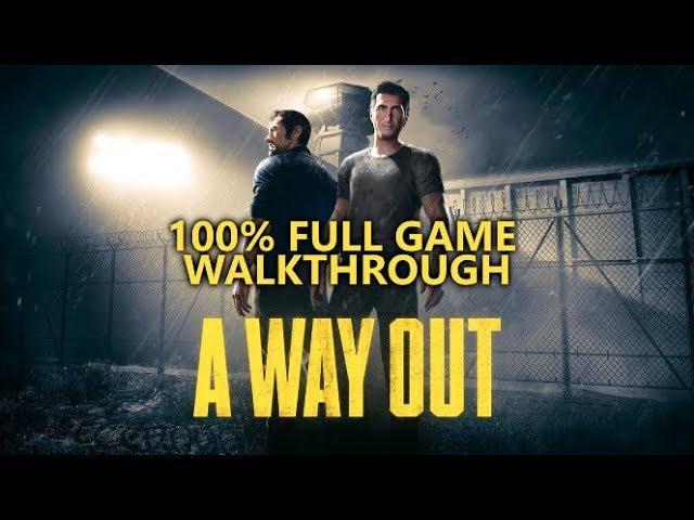 A Way Out - 100% Full Game Walkthrough - All Achievements/Trophies (Entire Game)