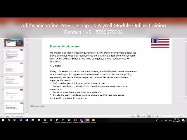 Sap Us Payroll certification Online Training