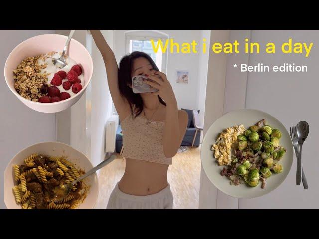WHAT I EAT IN A DAY IN BERLIN  | 베를린에서 밥해먹기