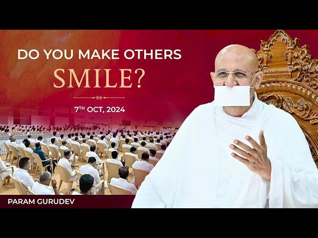 Do You Make Others Smile? | Param Gurudev Shree Namramuni Maharaj Saheb | Paramdham | 7 Oct, 24