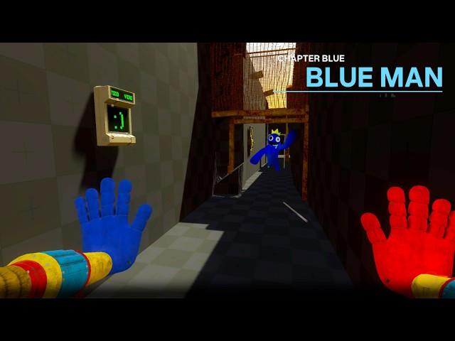 Factory Escape Spin Offs Blue Man | Poppy Playtime Fangame | Gameplay Part-1.