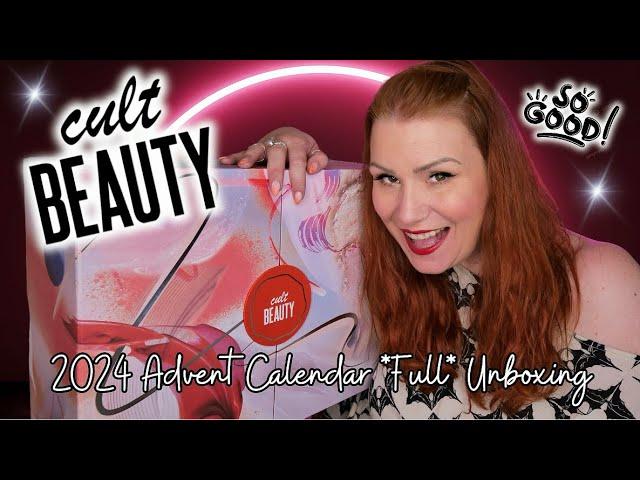 BETTER THAN LAST YEAR!! CULT BEAUTY 2024 BEAUTY ADVENT CALENDAR *FULL* UNBOXING