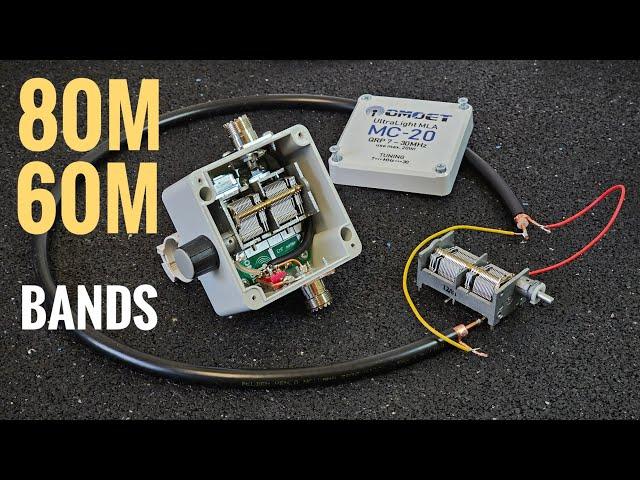 MAGLOOP Antenna HACK - Modification for 80m & 60m bands RX/TX