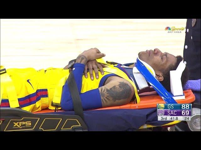 Patrick McCaw Scary INJURY | Warriors vs Kings | March 31, 2018 | 2017-18 NBA Season