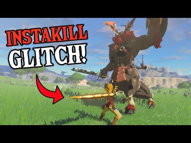 New INSTAKILL Glitch! Kill ANYTHING in One Hit! | Zelda: Tears of the Kingdom