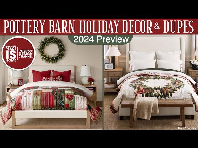 Pottery Barn Holiday Merch & Dupes! New 2024!