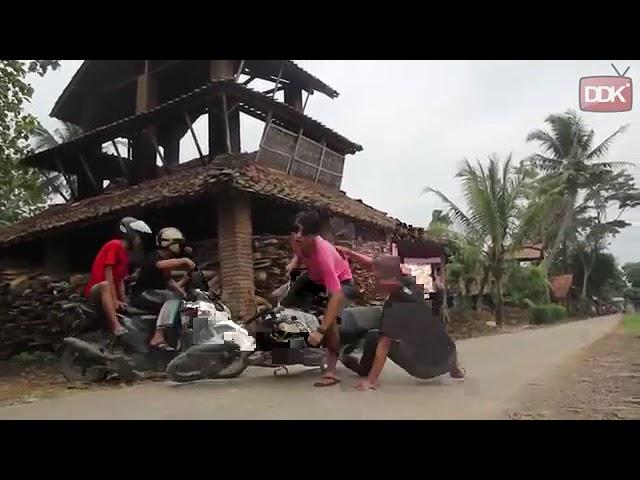 Kasihan..!!!Gara gara Tidak pakai helm..#cingire