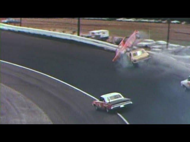 1965 Cale Yarborough flip @ Darlington (High Quality)