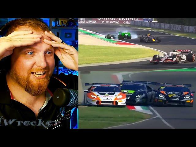NASCAR Fan Reacts to Crazy Motorsport Near Misses that get increasingly more scary