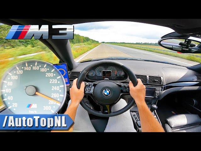 BMW M3 E46 | TOP SPEED on AUTOBAHN [NO SPEED LIMIT] by AutoTopNL