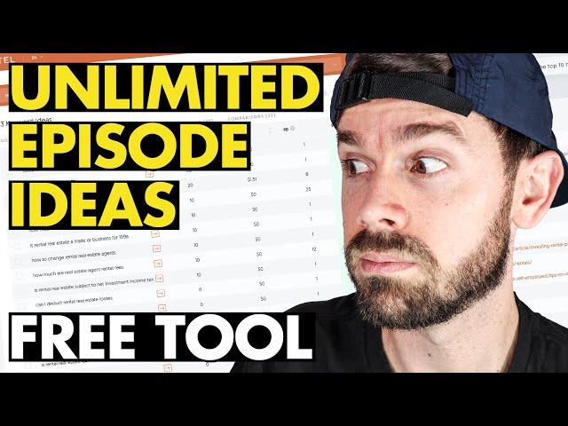 Find Podcast Episode Ideas For FREE | Podcast Content and Topic Ideas | Episode Planning