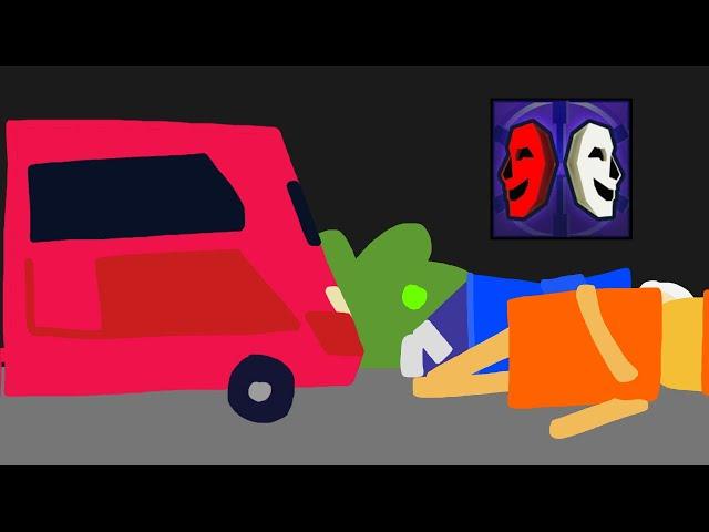 two idiots crash a car and get murdered by doppelgangers (roblox break in 2)