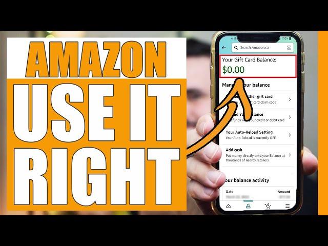 How to Use Your Amazon Gift Card Balance CORRECTLY