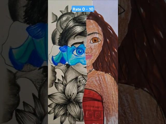 Giving My " Moana " Drawing a Glow Up ️  