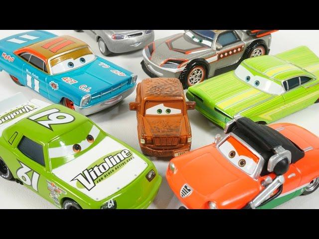 NEW 2016 DISNEY PIXAR CARS FRED VITOLINE PISTON CUP MARIO ANDRETTI RACING COLLECTION TOYS