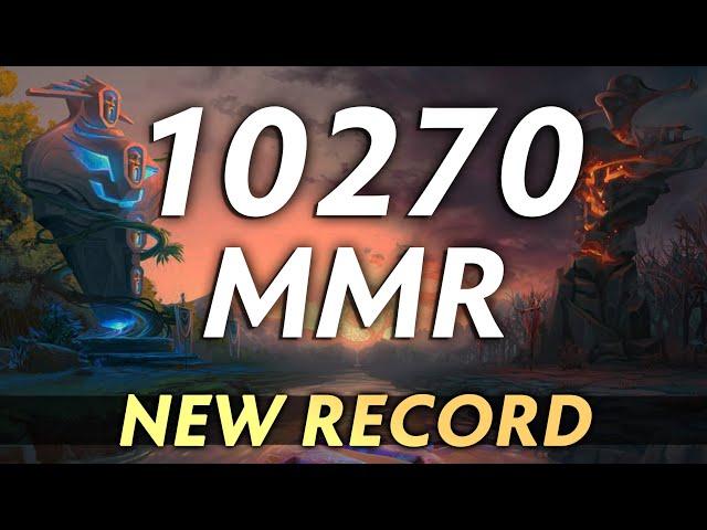 Dota 2 NEW RECORD — 10,270 HIGHEST AVG MMR Game