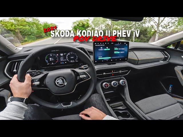 2024 Skoda Kodiaq iV PHEV [1.5 TSI 150 kW, 6-DSG] - POV Test Drive