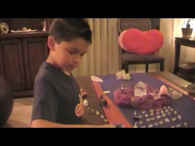 Adam, The Crystal Grid Maker - Diamond Triangle Grid