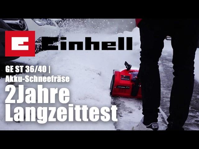 Einhell GE-ST 36/40 Li Akku-Schneefräse | Langzeit/Dauertest & Meinung