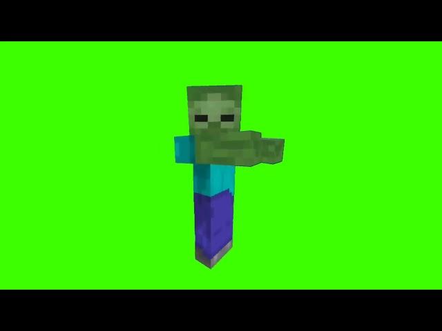 Minecraft green screen animation