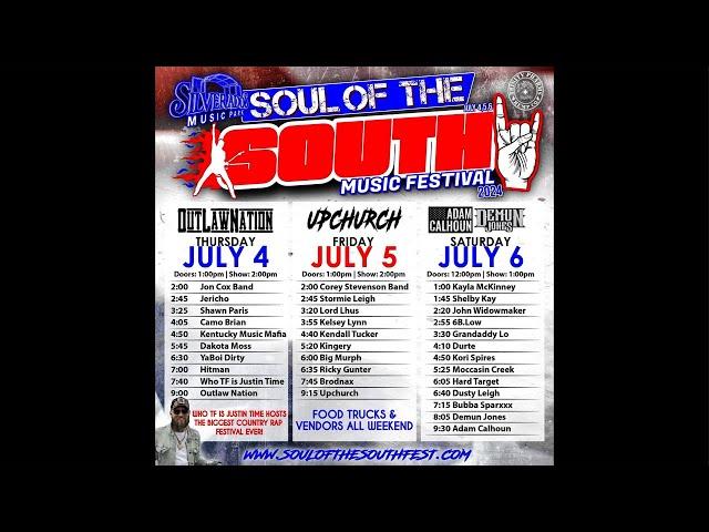 Lord Lhus at “Soul of the South Festival” this Friday!