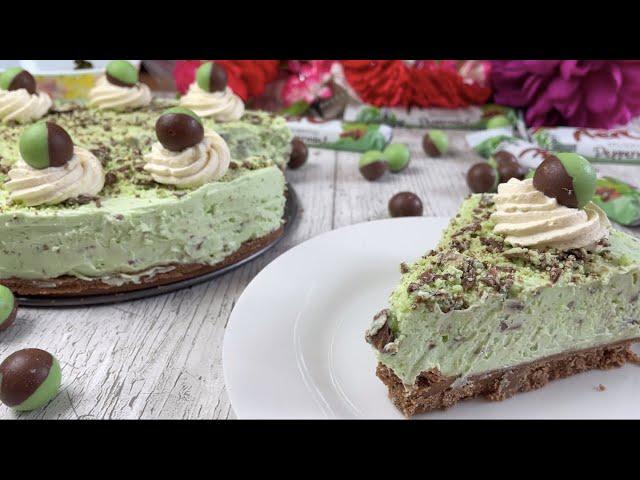 Aero Mint Chocolate Cheesecake Recipe • How To Make Mint Aero Cheesecake Recipe • No Bake Cheesecake