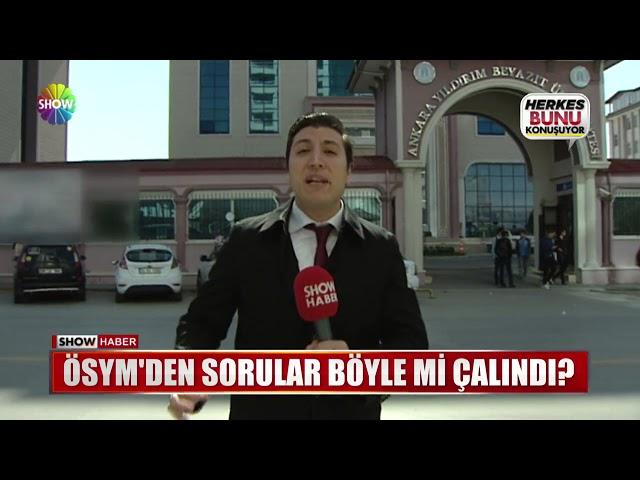 ÖSYM'den sorular böyle mi çalındı?