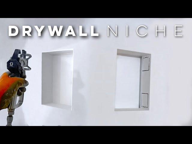 Aria Vent | Fittes Anywhere Niche (Recessed One-Piece Drywall Shelf Install)