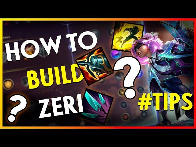 HOW TO BUILD ZERI ( runes, stuff... ) ! | ZERI TO CHALL #TIPS