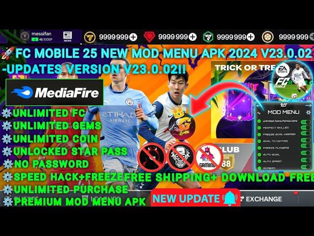 FC Mobile MOD MENU APK v23.0.02 Unlimited Money & Fc Points | FC Mobile Mod Menu 2025 #smartgaming