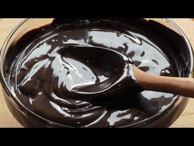 Chocolate Glaze Recipe for Cakes and Desserts  Maryana Recipe