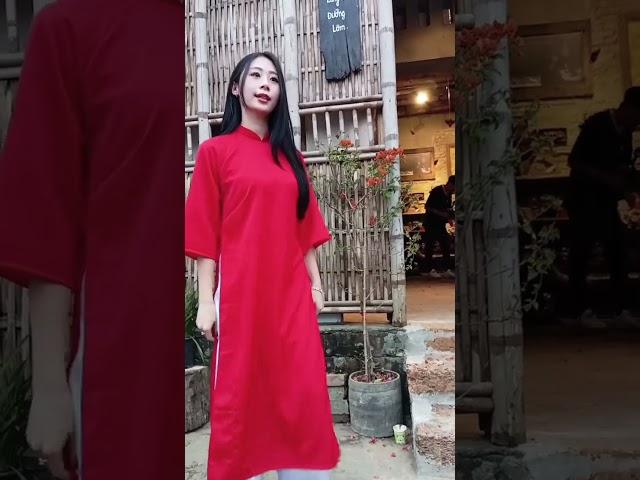 Hoa Hậu Di sản áo dài Việt Nam 2024 #tiktokgaixinh #aodai, #langcoduonglam