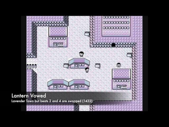 Latern Vowed - Lavender Town but Beats 2 and 4 are Swapped