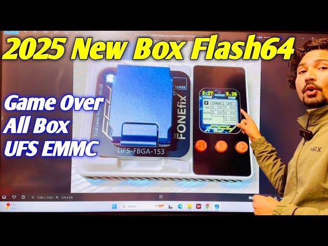 2025 New Box Flash64 UFS and EMMC | Game Over All Box UFI, Easy_Jtag, MIPI, Medusa | Flash64 Box