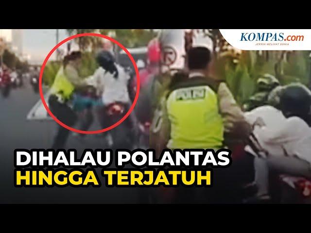 Video Viral Polantas Dorong Pengendara Motor, Polda Jateng Buka Suara