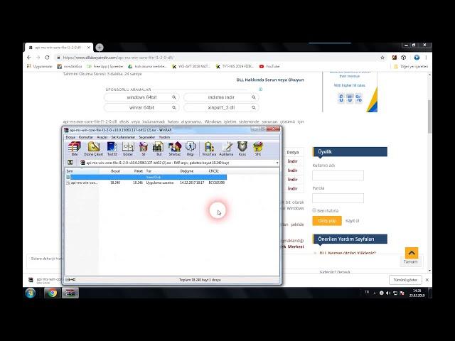 api-ms-win-core-file-l1-2-0.dll hatası çözümü 2019