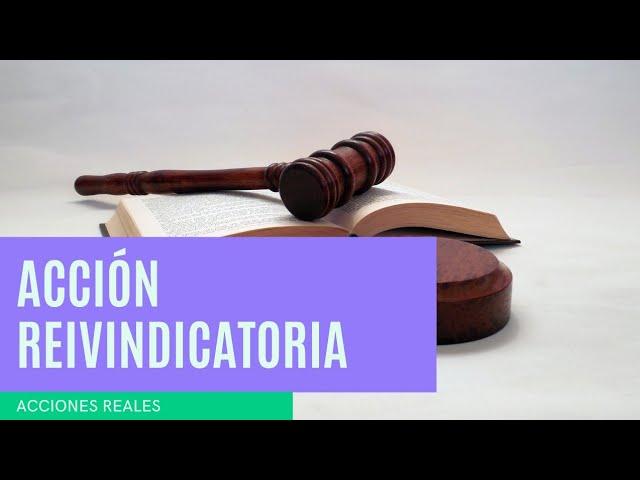 ¿Qué es la Acción Reivindicatoria?