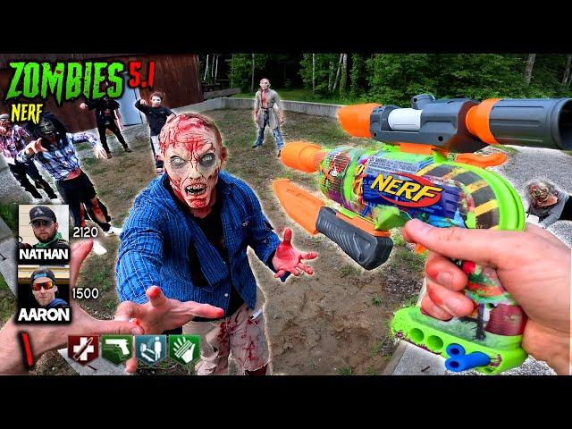 NERF meets Call of Duty ZOMBIES 5.1 | (Nerf First Person Shooter!)