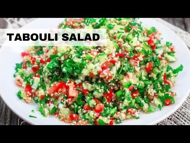 Tabouli Salad Recipe (Tabbouleh) | Easy Mediterranean Salad!