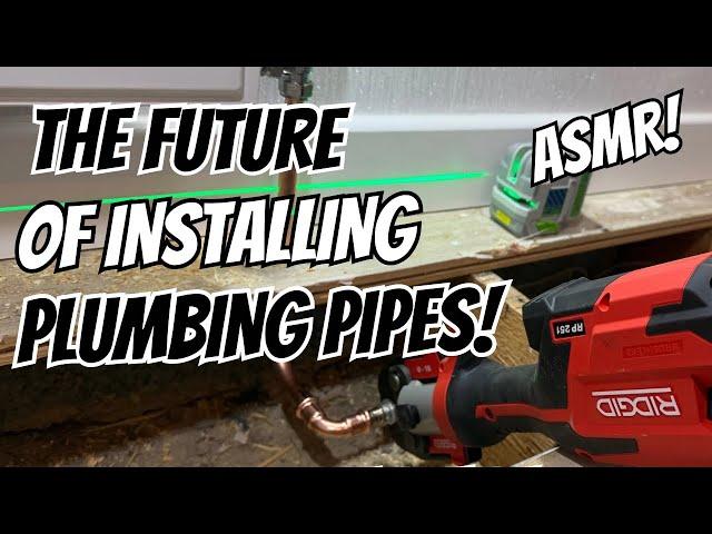 The Future Of Installing Plumbing Pipes! #asmr