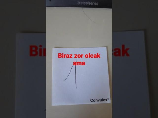 Çöp adam çizimi bu resmi yapmak çok zor