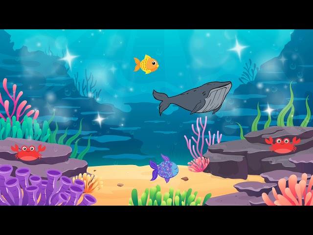 Under The Sea - Free Background Video Animated