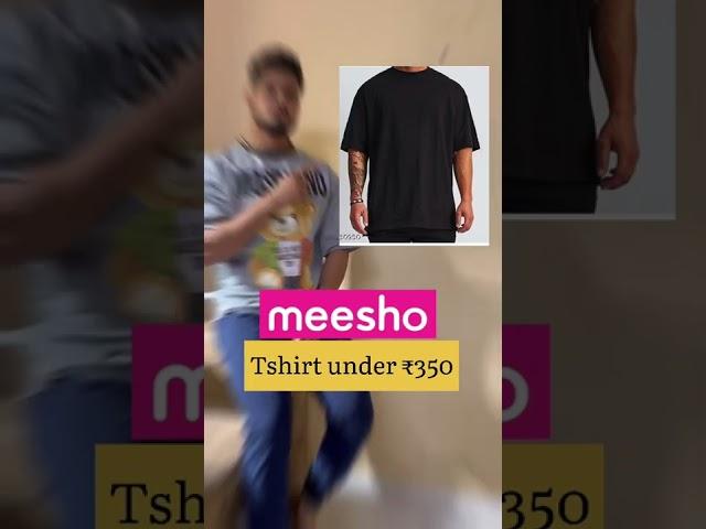 Meesho Oversized T-Shirt ₹350