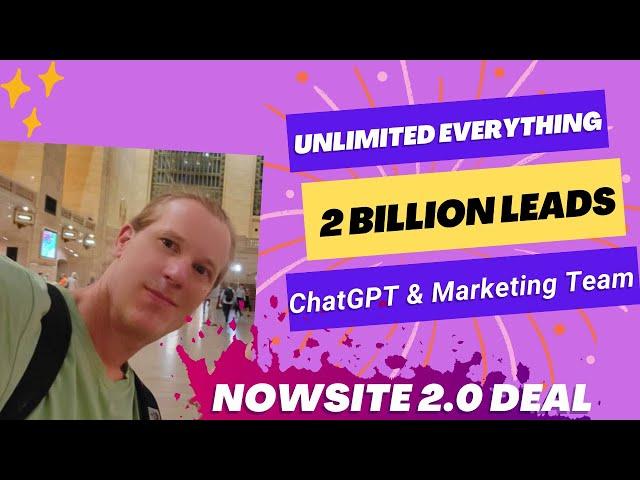 Nowsite 2.0 Deal of the Year - Unlimited Leads Included - Nowsite Affiliate Program