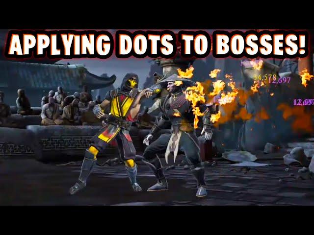 MK Mobile. How to Apply Dots on Some Bosses. These Krypt Runs are SO LUCKY!