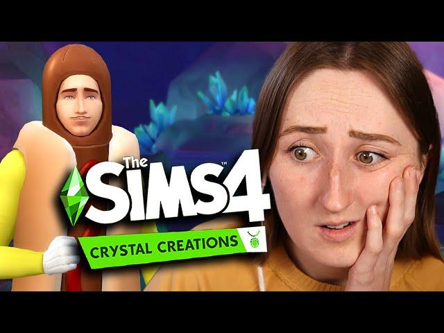 i tried getting rich from just *crystals* in the sims