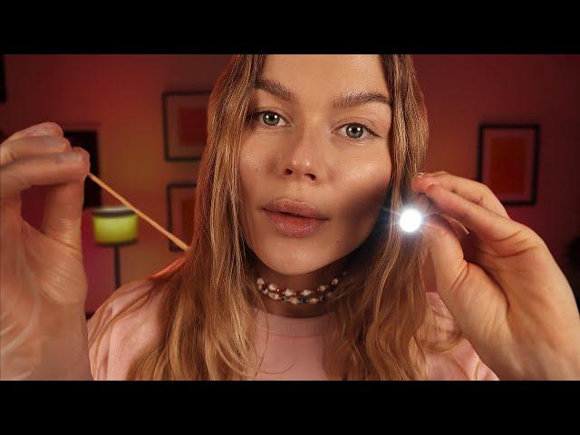 ASMR Facial & Skin Assessment  Soft Spoken Relaxation Session